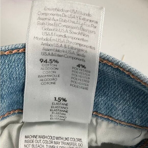 MOTHER Light Blue The Dutchie Ankle Nice Shot Faded Distressed Jeans Size 26 - Picture 7 of 9